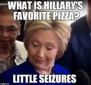 Hillarys favorite pizza