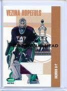 2002 03 ITG Parkhurst Retro Hopefuls Vezina VH 05 J S Giguere Mighty Ducks of Anaheim COPY 5A