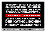 CDU-Missbrauchsskandal zensiert und Missbrauchsskandal in der katholischen Kirche bezeichnet