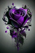 Purple-rose