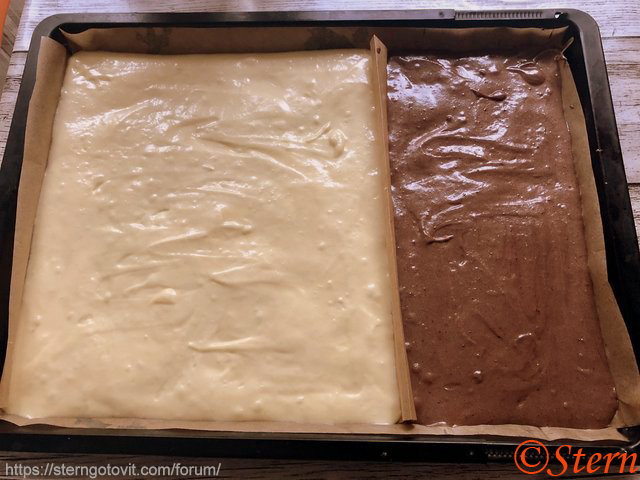 Пирожные с шоколадным кремом «Неаполитано»