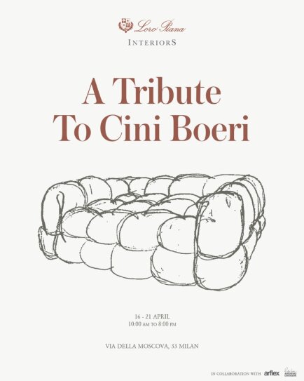 Loro Piana, il tributo a Cini Boeri a Milano Design Week 2024