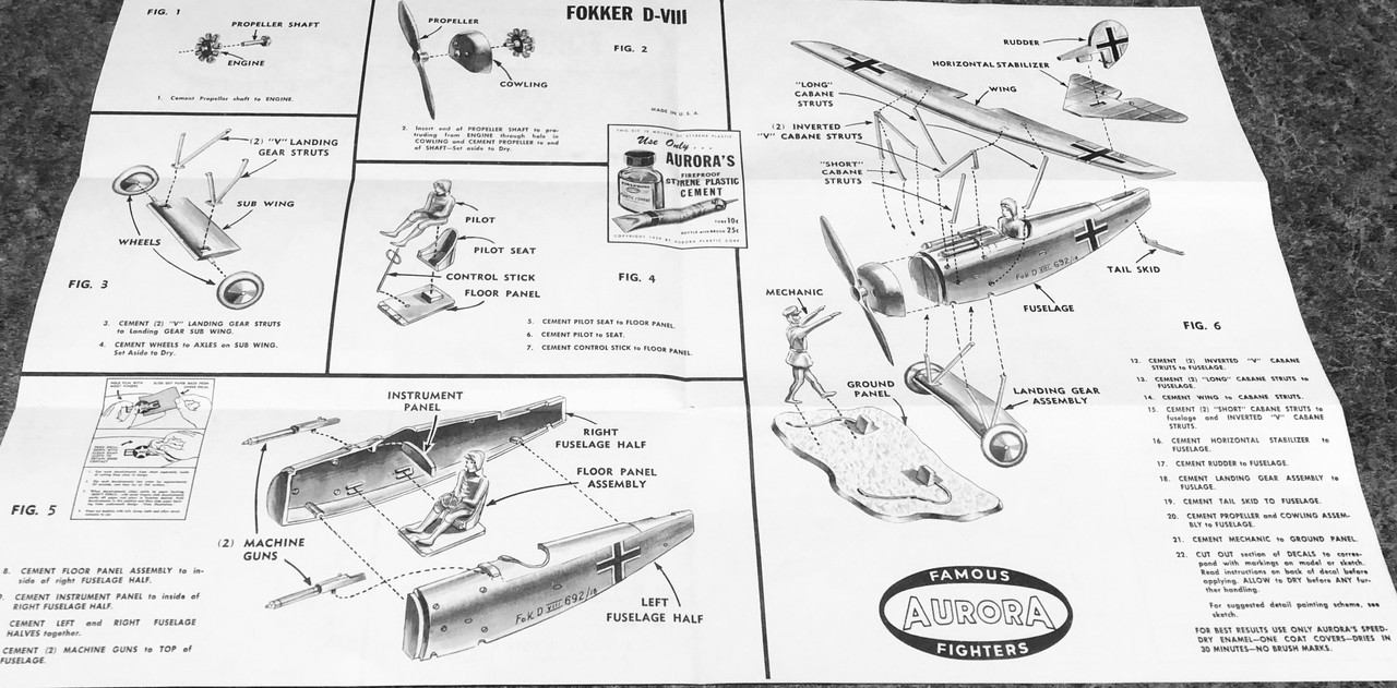 Fokker D8 Instructions P 2 and P3