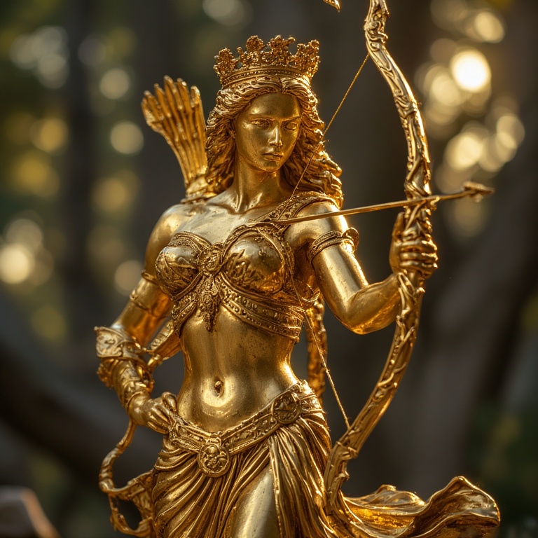 A-Gold-sculpture-naked-full-bo-5