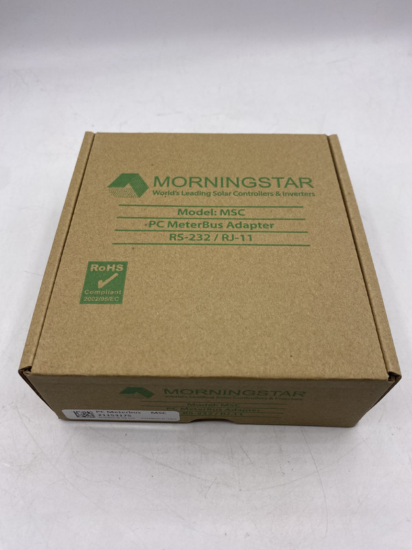 MORNINGSTAR MSC PC METERBUS ADAPTER RS-232 RJ-11