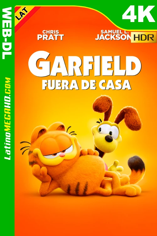 Garfield: Fuera de casa (2024) Latino UltraHD HEVC HDR10+ AMZN WEB-DL 2160P