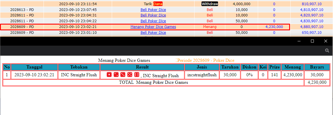 Bukti JP togel hari ini