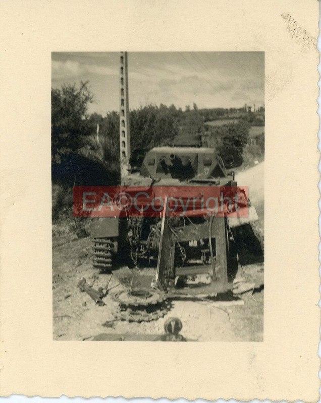 Panzer Tank Vormarsch Kämpfe 1. Panzerdivision F