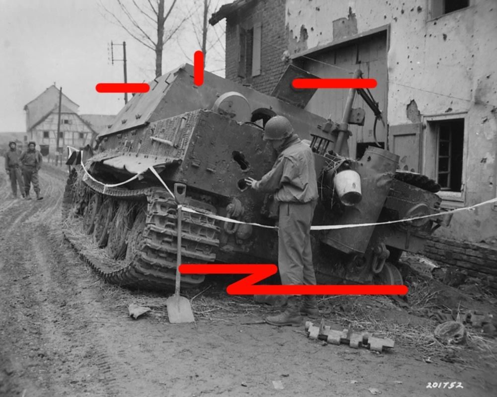 Sturmtiger of Sturmmörser Comp. 1001 examined by