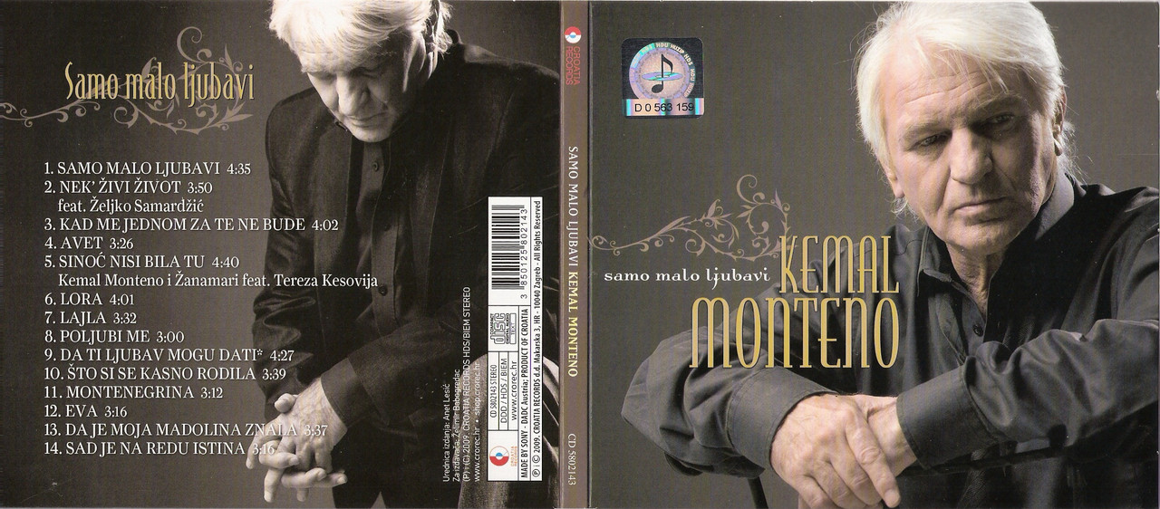 Kemal Monteno - (2009) - Samo Malo Ljubavi (digipak-spoljašnja)