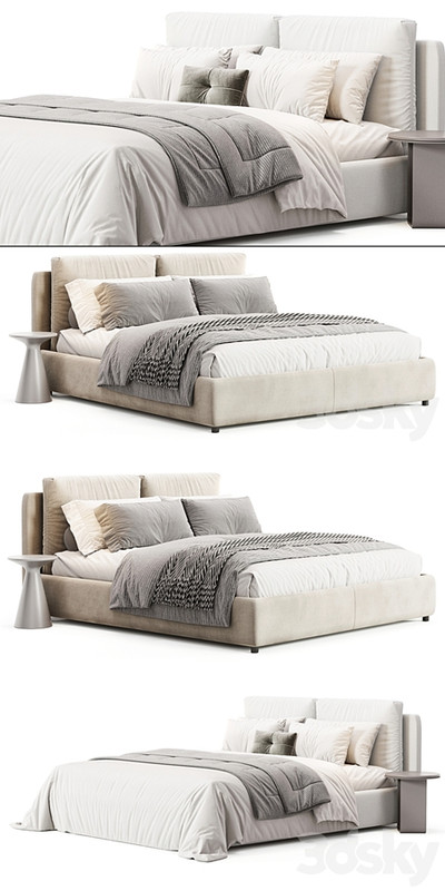 BAYPORT bed by Diotti