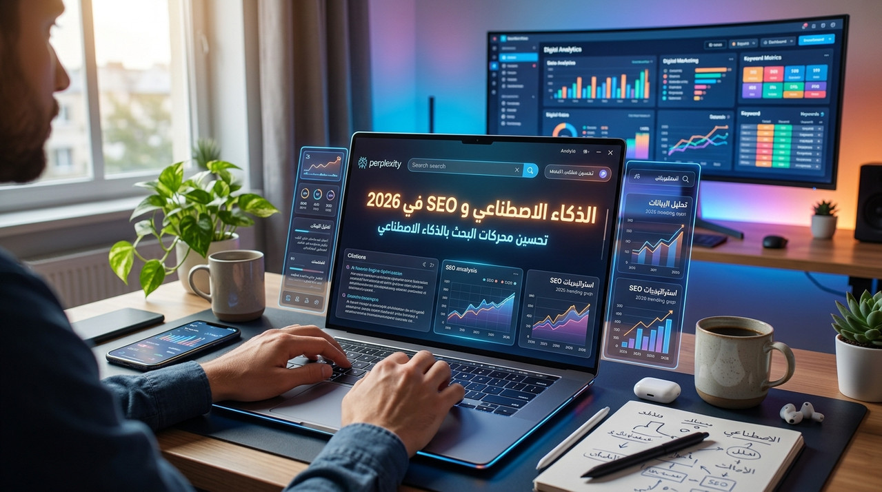 تأثير Perplexity AI عربي على استراتيجيات SEO المدوّنين في 2026