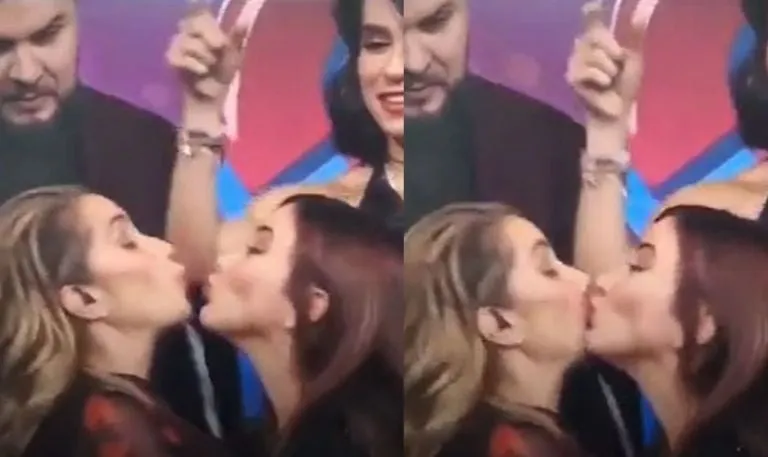 Conductoras de HOY se olvidan de la pena y se dan tremendo beso en vivo