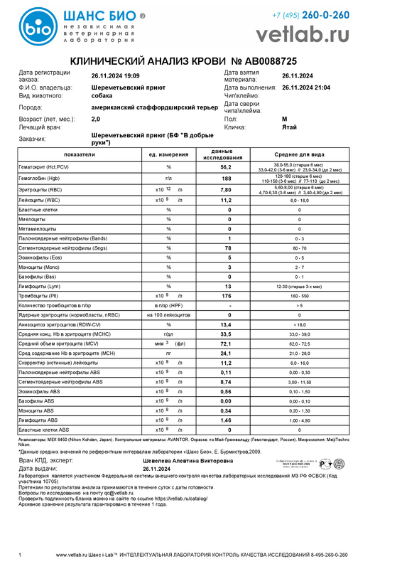 Клиническийанализкрови_Шереметьевский приют_AB0088725