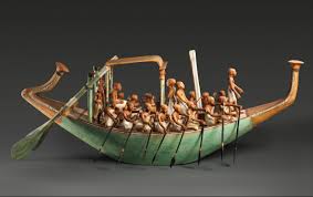 Ancient Egyptian Model Boat