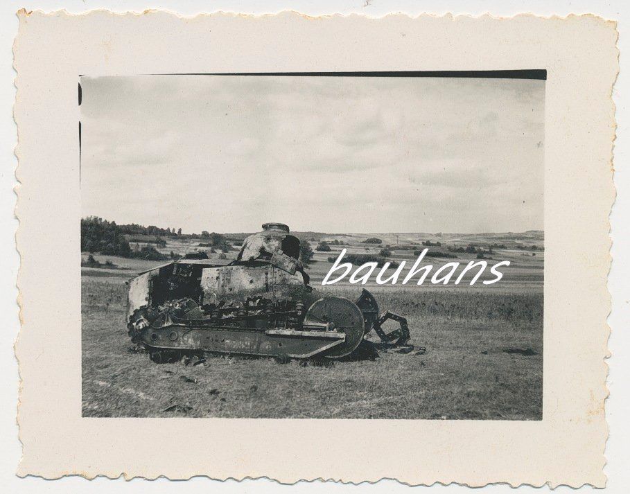 Foto Frankreich abgeschossener französischer Pan