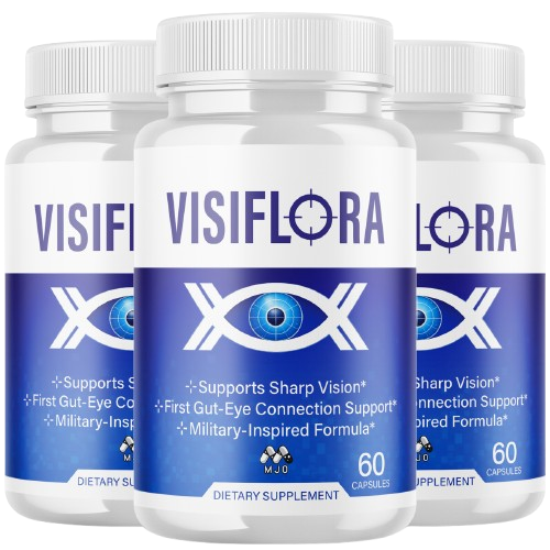 VisiFlora™ — 22-in-1 Eye Wellness · Gut-Eye Axis · Military-Inspired · 60 Capsules
