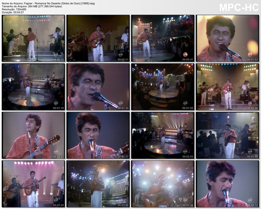 Fagner - Romance No Deserto (Globo de Ouro) [1989] 2ª Vez ok