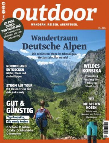 Cover: Outdoor Wandermagazin April No 04 2024