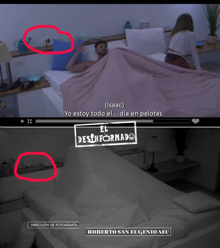 Foto comparativa que demuestra que son Isaac y Marina