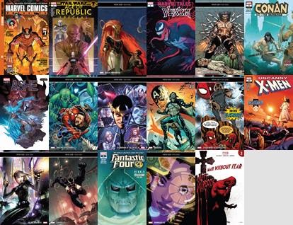 Marvel Comics - Week 322 (January 16, 2019)