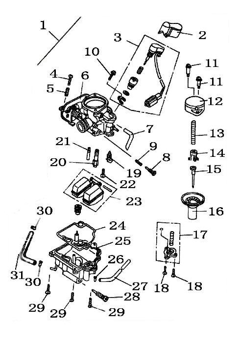 Peugeot Kisbee Carburateur - Scooter Tourclub Nederland