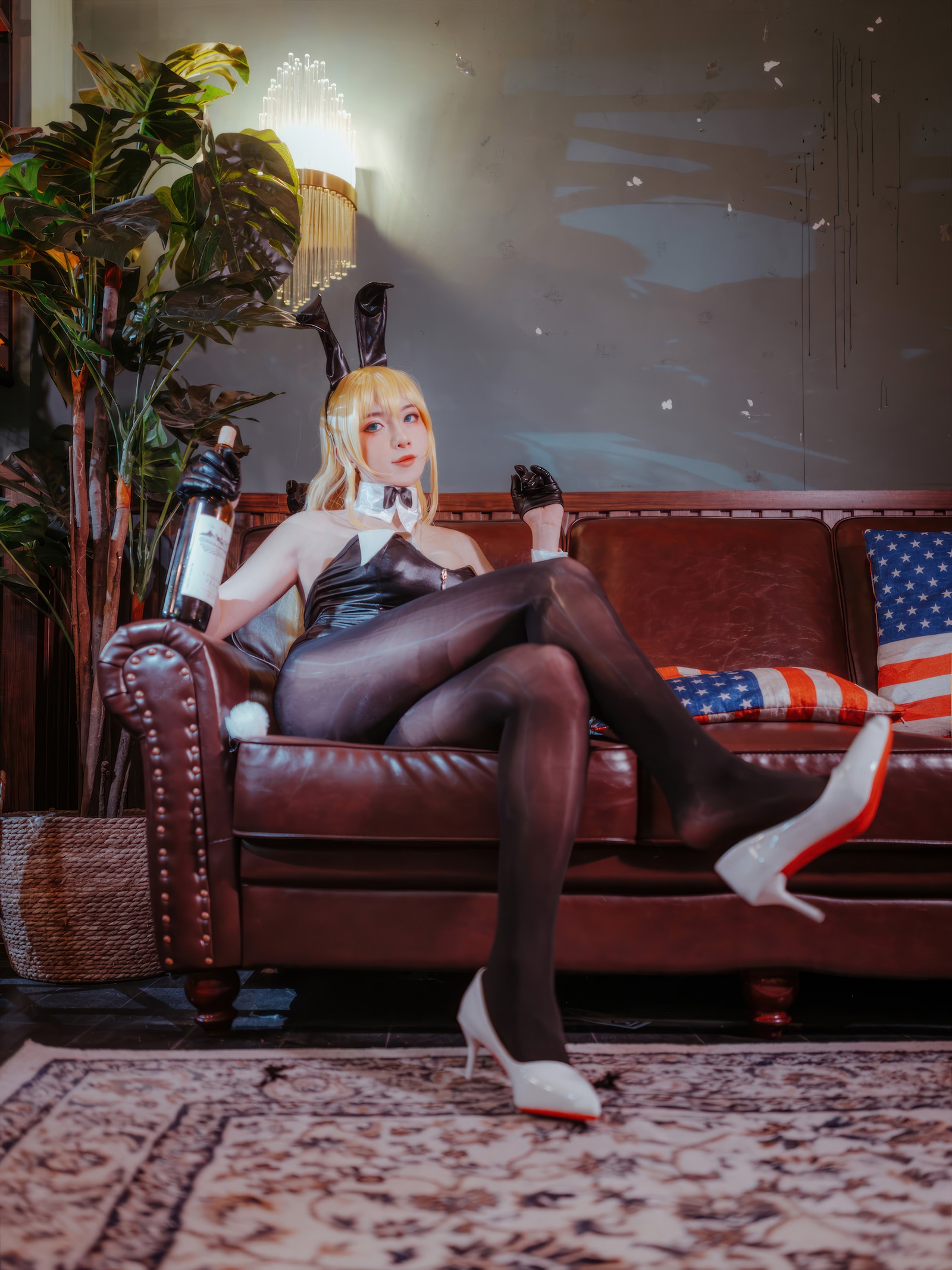 刺青Poi 北卡罗来纳 & 华盛顿 兔女郎 Cosplay｜碧蓝航线 双人写真（含隼隼子）【40P｜308MB】插图2