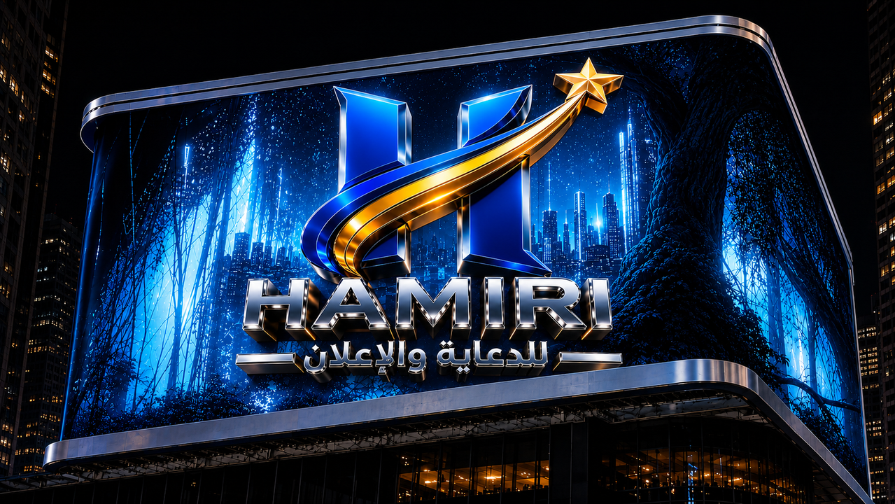 Night city LED screens