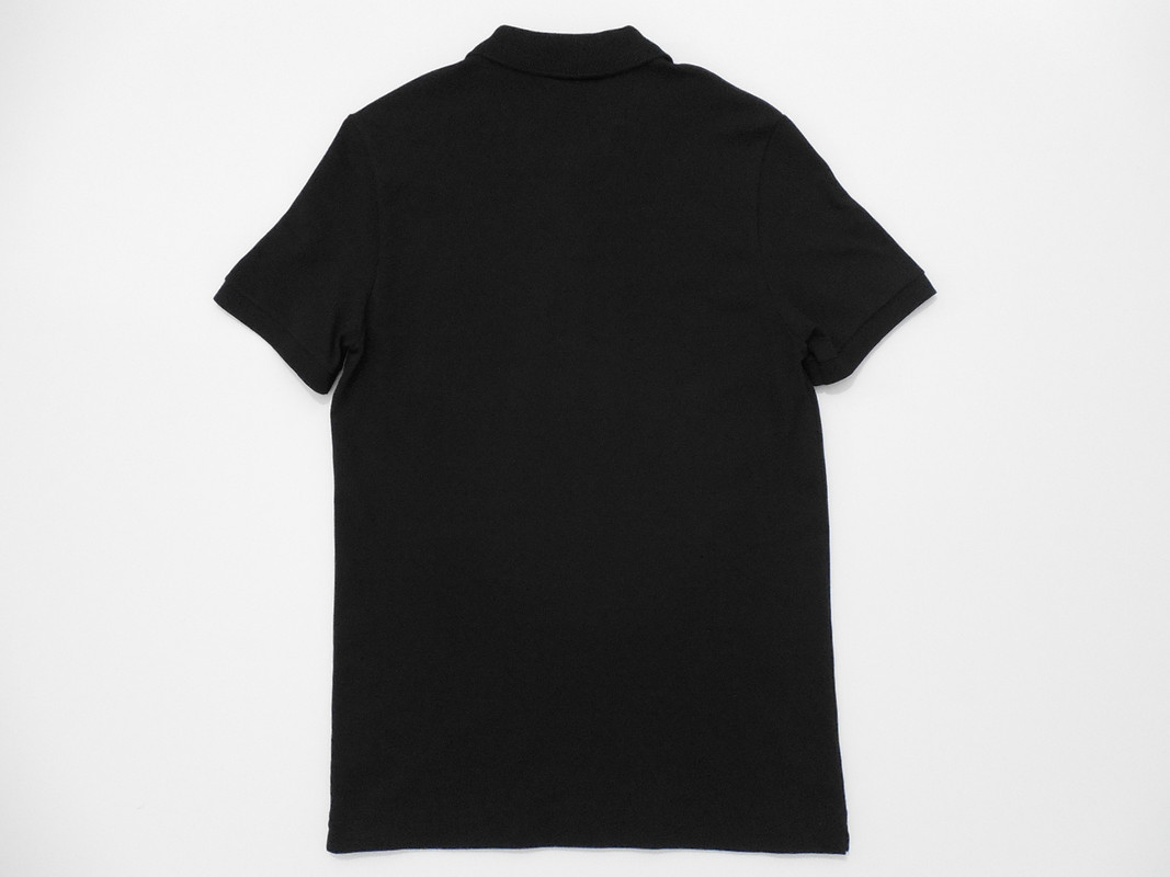 Lacoste Live L!ve Stretch Ultraslim Mens Polo Black 3 XS