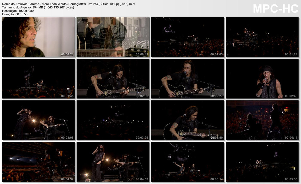 Extreme - More Than Words (Pornograffitti Live 25) (BDRip 1080p) [2016]