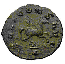Glosario de monedas romanas. PEGASO. 3