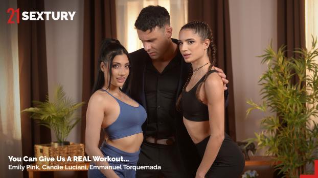 AssholeFever – Candie Luciani, Emily Pink – You Can Give Us A REAL Workout