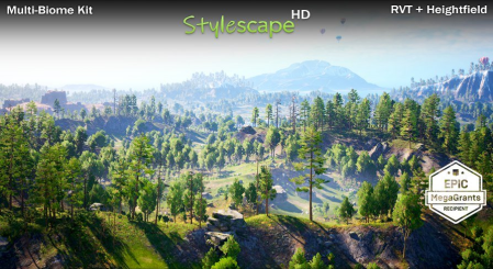 Unreal Engine Marketplace - Stylescape HD: Multi-Biome Kit (4.26 - 4.27)