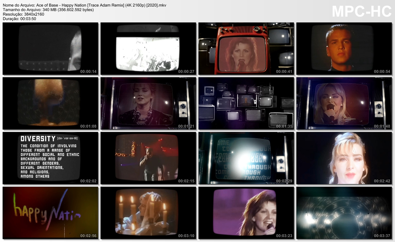 Ace of Base - Happy Nation [Trace Adam Remix] (Official Video 4K 2160p) [2020]