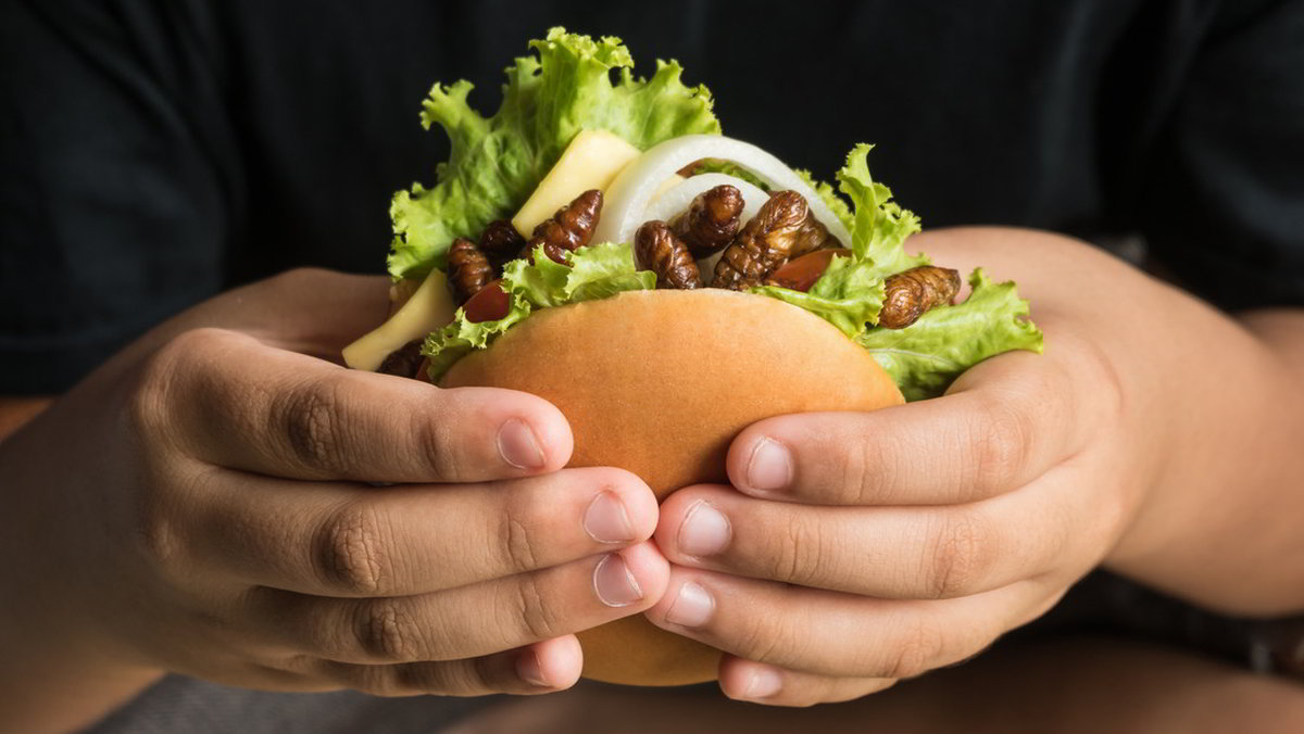 Ristorante in Thailandia offre hamburger con grilli non croccanti