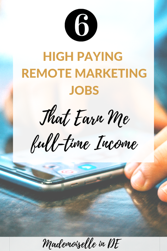 High Paying Remote Marketing Jobs