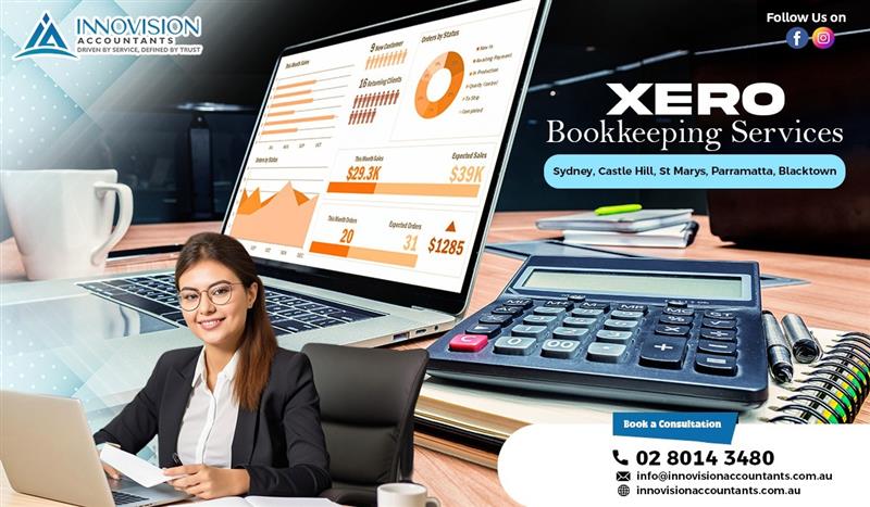 Expert XERO bookkeeping services Sydney,Castle Hill-Innovision