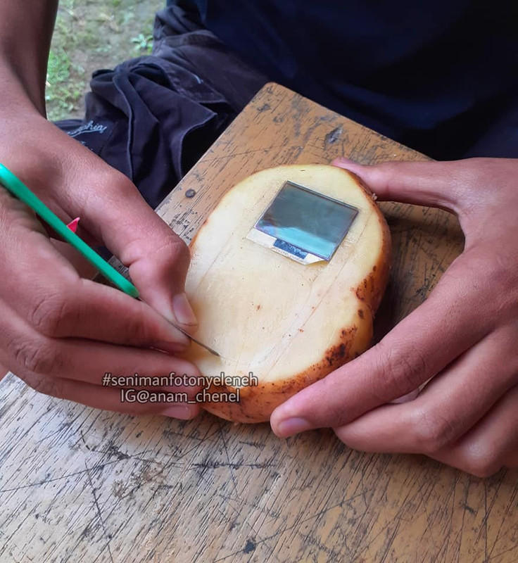 Proses pembuatan HP kentang