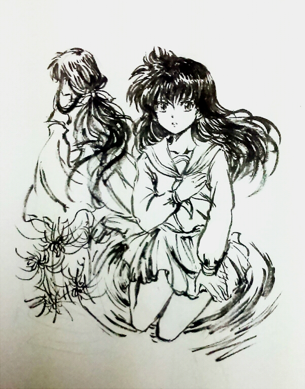 Hình vẽ Kikyou, Kagome, Sango bộ Inuyasha - Page 17 44974354_p0