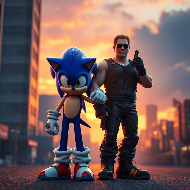 соник и нюкем