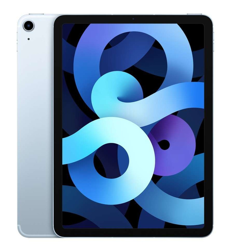 CyberPuerta: Apple iPad Air 4 Retina 10.9, 64GB, WiFi + Cellular, Azul Cielo (4.ª Generación) 