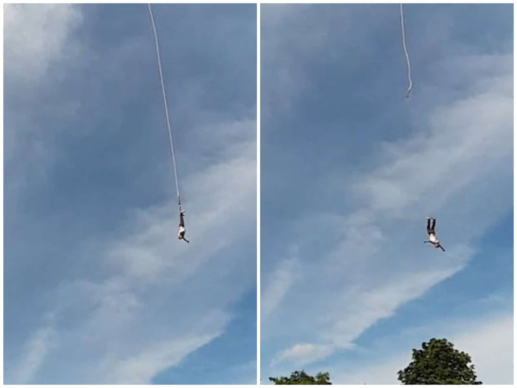 Mujer salta del bungee y muere tras impactarse con el suelo