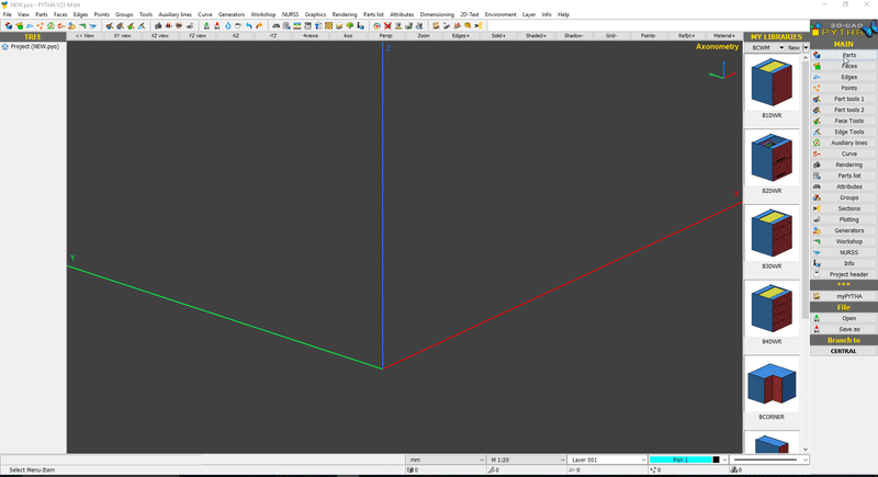 3D CAD Furniture Design software