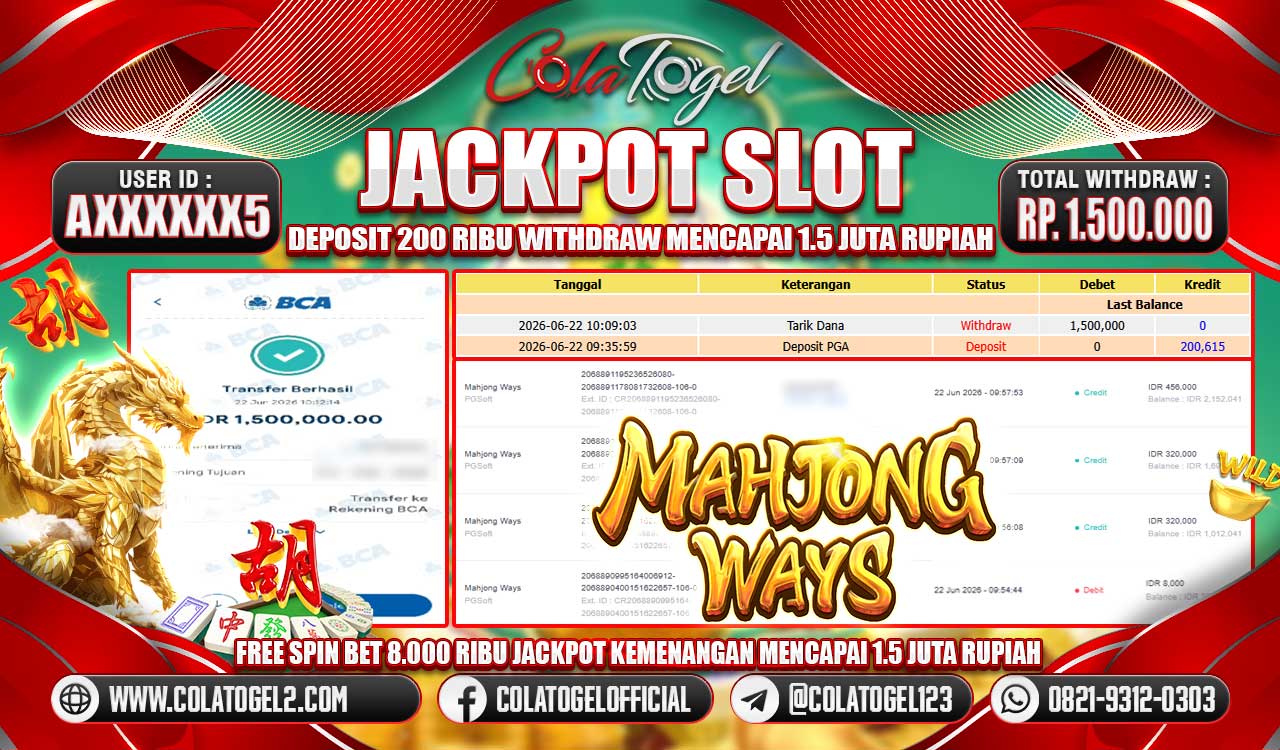 JACKPOT SLOT GACORR!!