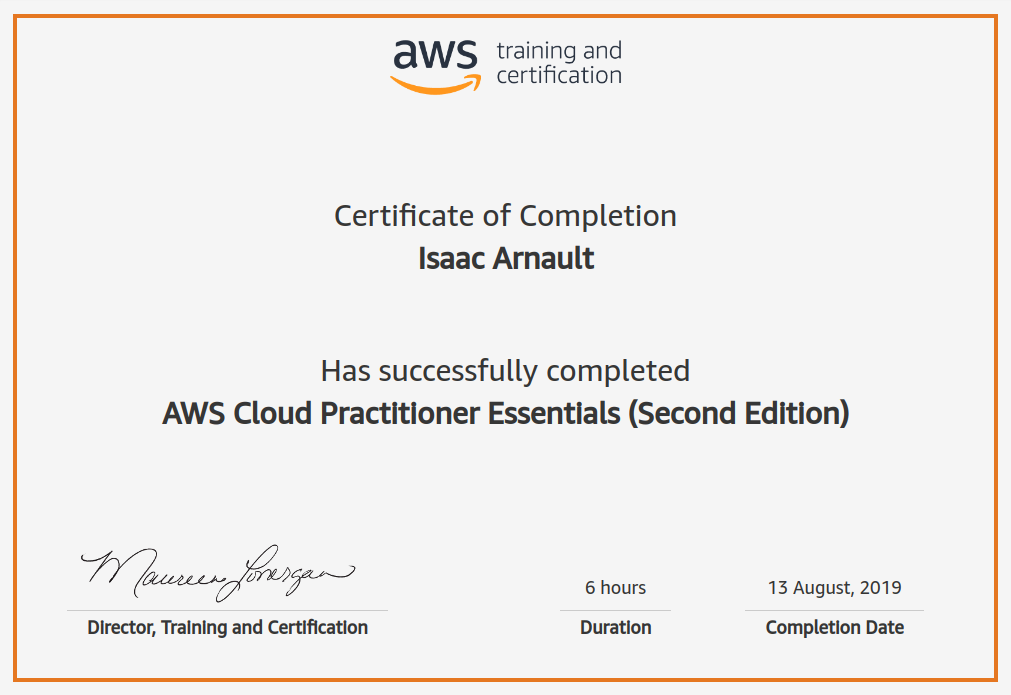 AWS cloud practitioner training