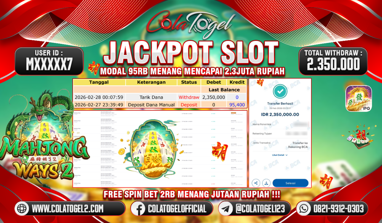 JACKPOT SLOT GACOR!!