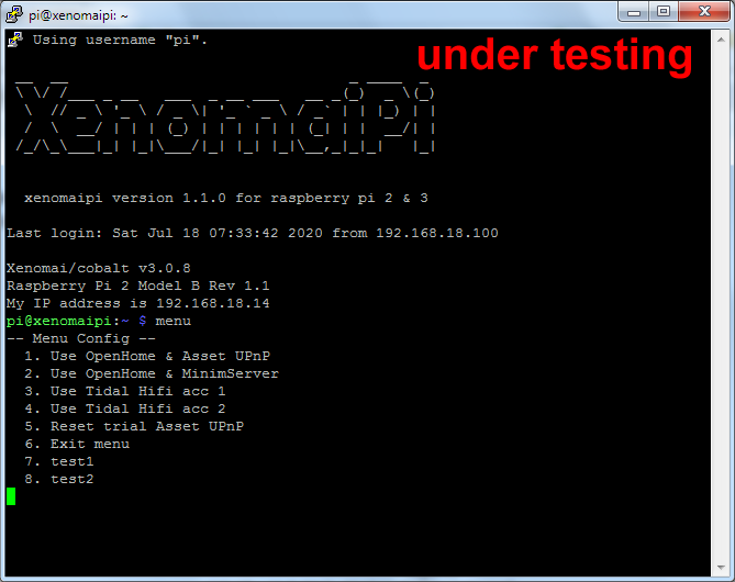 xenomaipi-v110-menu-test.png