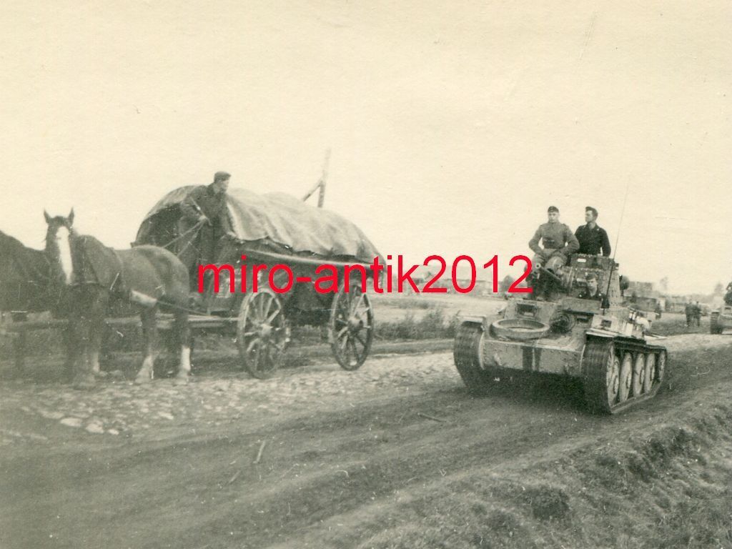 Foto, Wehrmacht, Panzer, Panzerkampfwagen 38 (t)