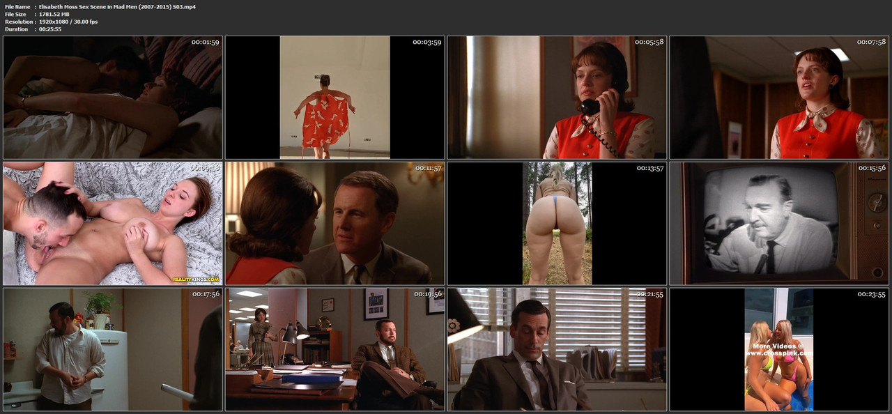 Elisabeth Moss Sex Scene in Mad Men (2007-2015) S03.mp4