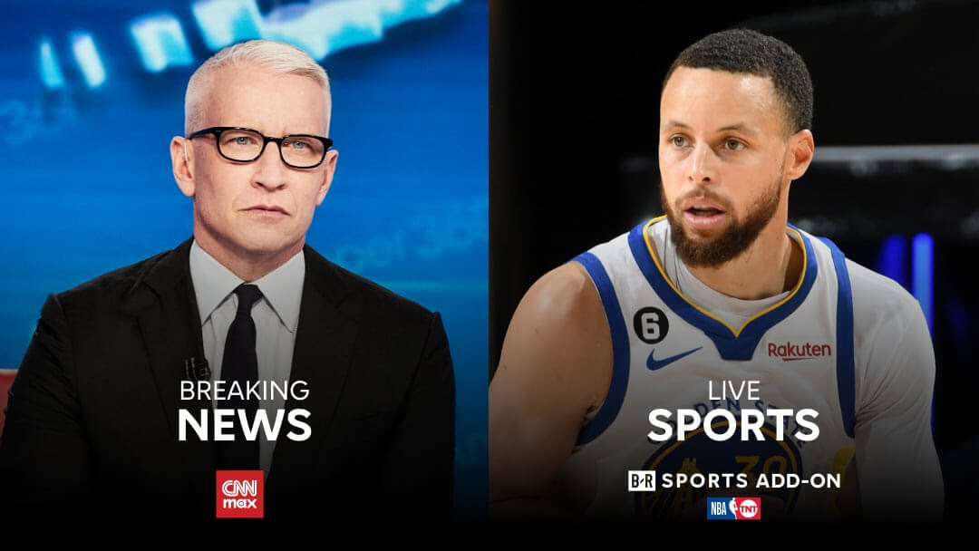 Sliptscreen of CNN and NBA